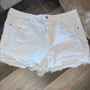 American Eagle Outfitters White Jean Shorts